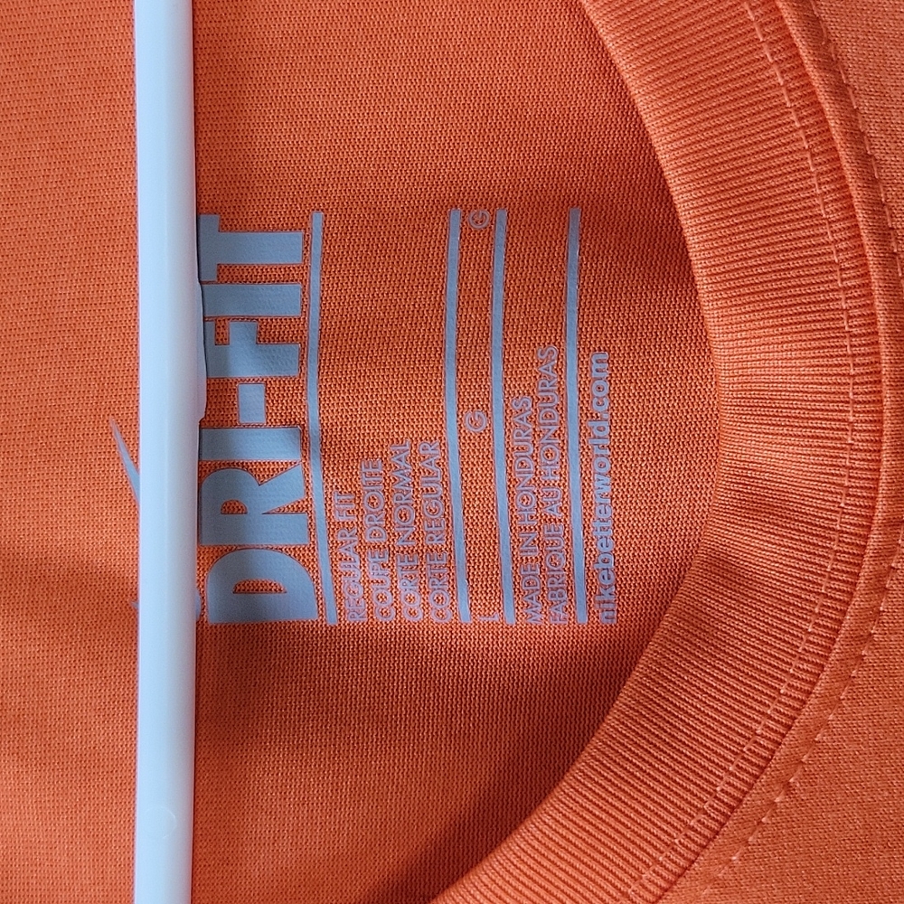 Nike Dri-Fit Orange Scoopneck Tanktop - Picture 3 of 8